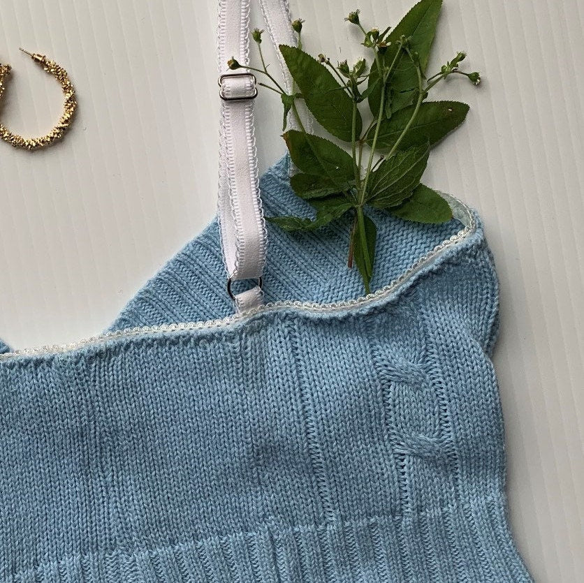 Knit Crop Top W/ Gathered Cups Sewing Pattern PDF