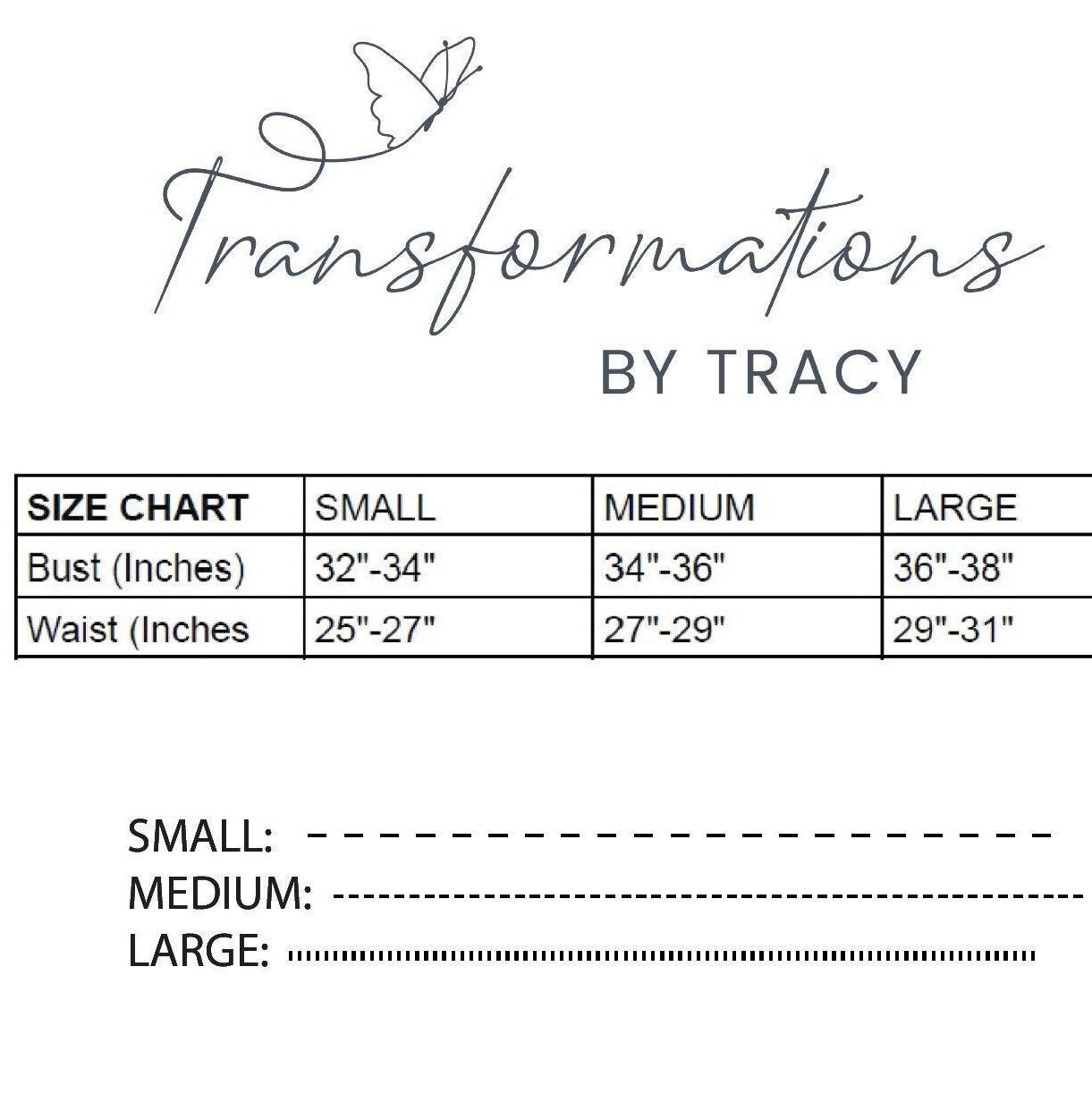 Trendy Corset Sewing Pattern S,M,L PDF