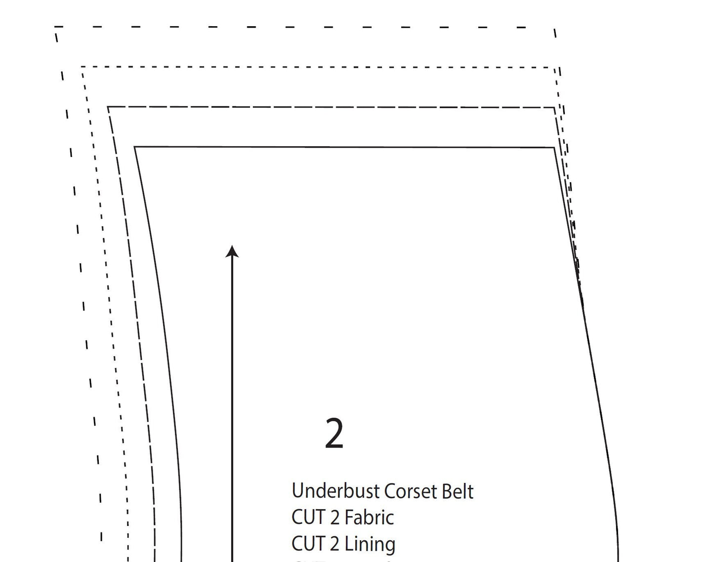 Leather Corset Sewing Pattern PDF S-XL