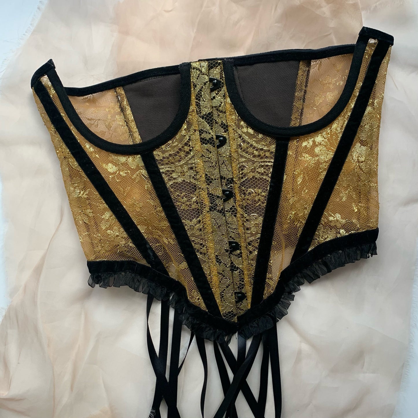 Lace Underbust Sewing Pattern PDF 34A-34D